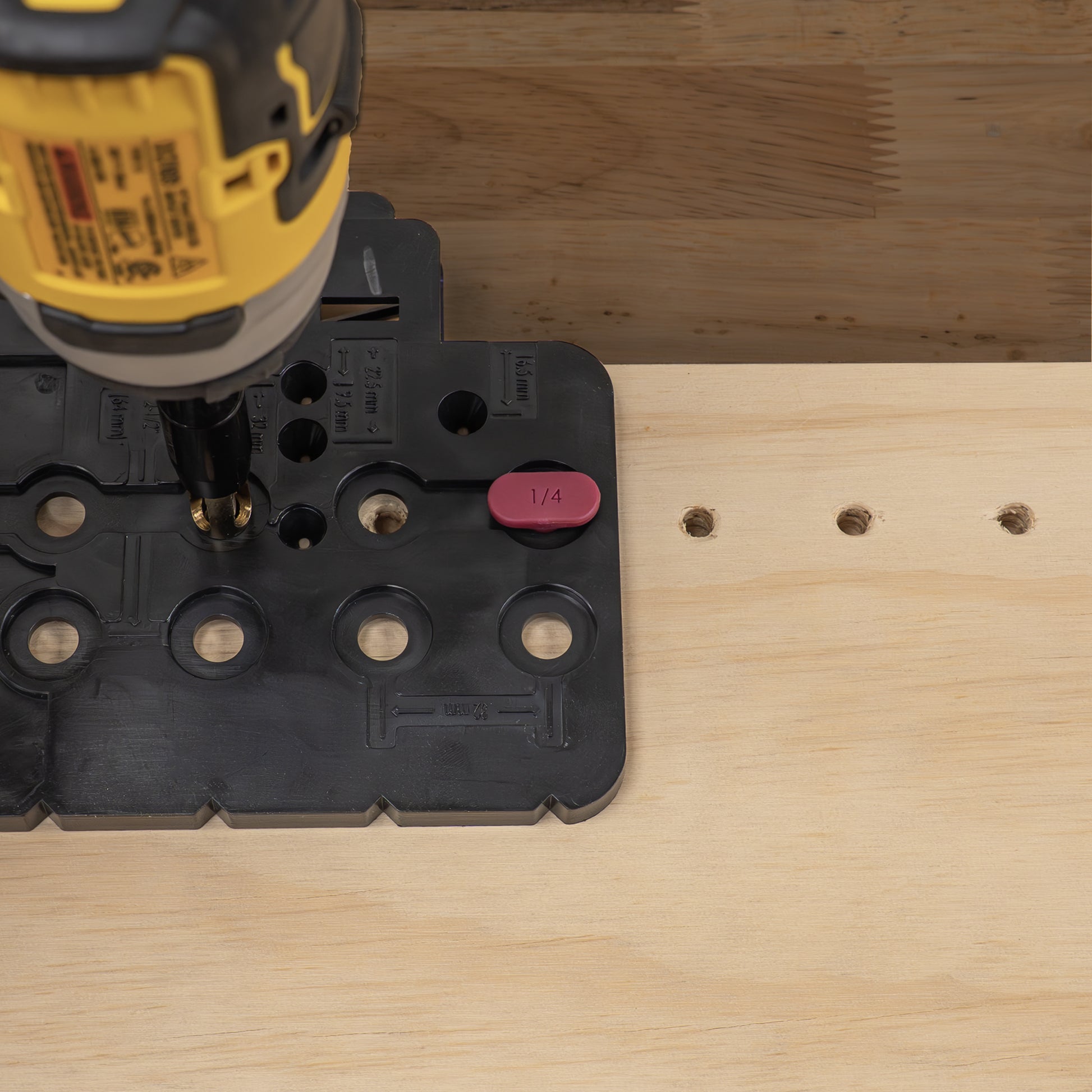 Milescraft CabinetMate 11-Position Shelf Pin Jig for Face-Frame Cabinets