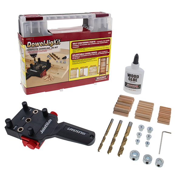 DowelJigKit™ Imperial Doweling Kit with Self‑Centering JointMate Precision