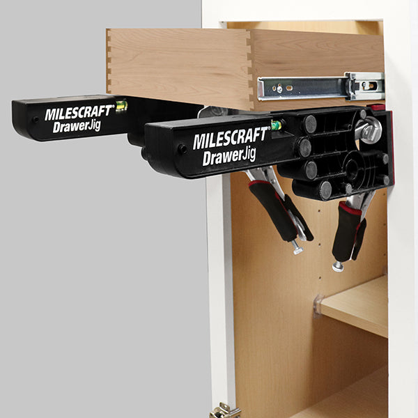 Milescraft DrawerJig 2‑Piece Cabinet Installation Jig with Precision Level