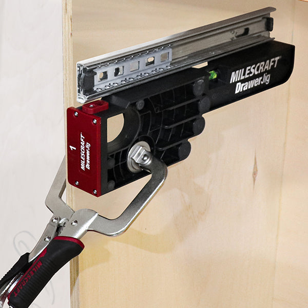 Milescraft DrawerJig 2‑Piece Cabinet Installation Jig with Precision Level