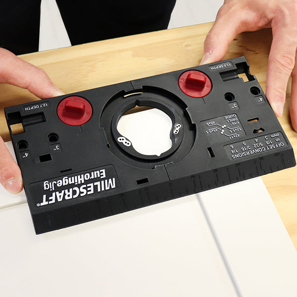 EuroHingeJig™ Precision Concealed Hinge Jig for Cabinet Installation