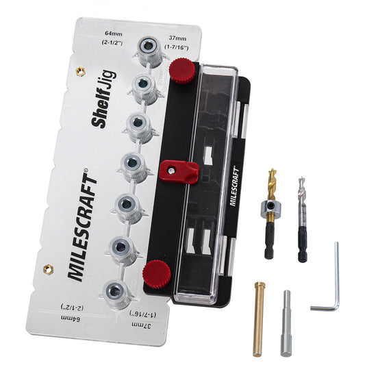 Milescraft ShelfJig™ Precision Cabinet Shelf Pin Drill Jig