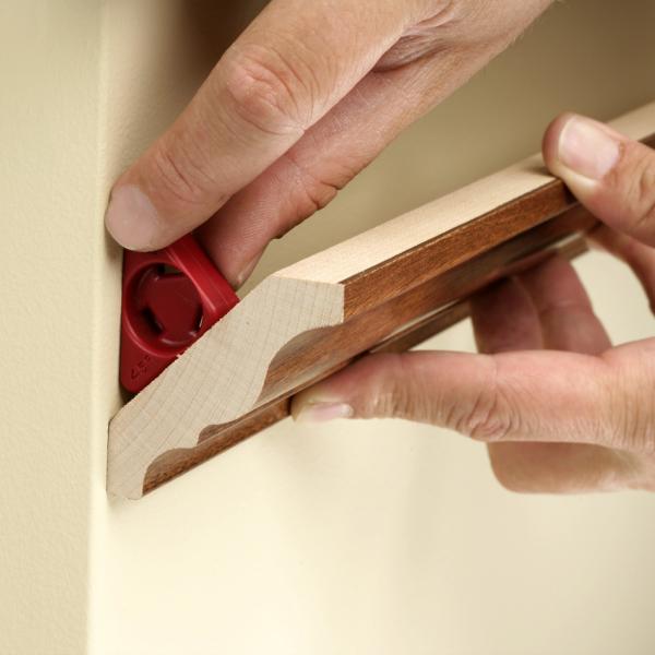 Milescraft Crown45™ Right‑Side‑Up Crown Molding Jig with Adjustable Angles and Collapsible Design