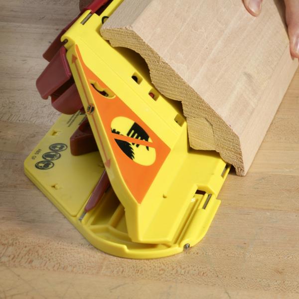 Milescraft Crown45™ Right‑Side‑Up Crown Molding Jig with Adjustable Angles and Collapsible Design