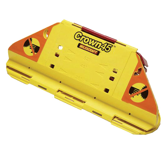 Milescraft Crown45™ Right‑Side‑Up Crown Molding Jig with Adjustable Angles and Collapsible Design
