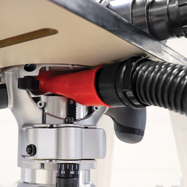 Milescraft DustRouter™-Dual-Channel Router Table Dust Collector for Woodworking Projects