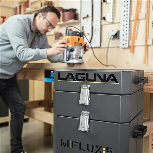 IGM LAGUNA MFlux 5 Mobile Air Filter: HEPA Filtration, Quiet Operation, Remote Control