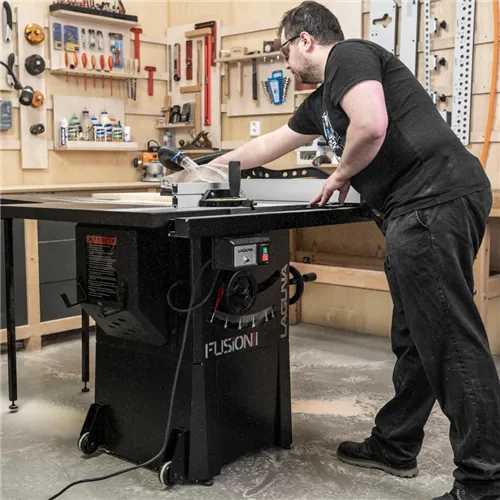 Compact Laguna Fusion 1 Table Saw: Precision Woodworking for DIY & Craftsmen