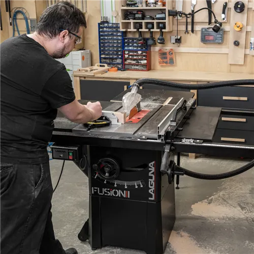 Compact Laguna Fusion 1 Table Saw: Precision Woodworking for DIY & Craftsmen
