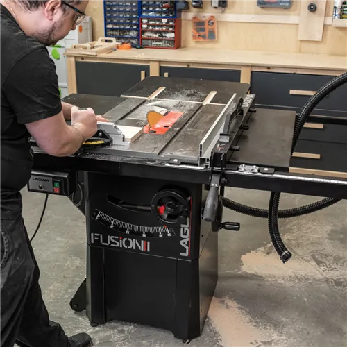 Compact Laguna Fusion 1 Table Saw: Precision Woodworking for DIY & Craftsmen