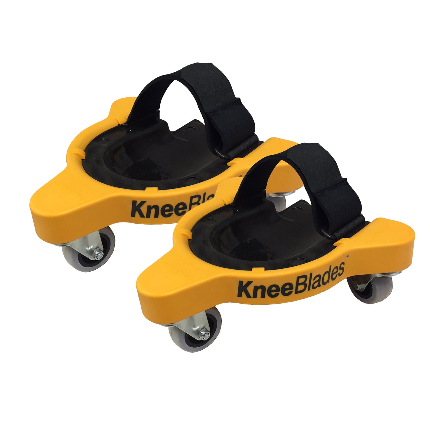 KneeBlades® 360° Rolling Knee Pads, Gel Cushion & 3-Caster Design