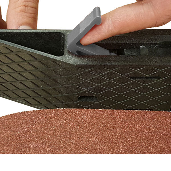 Milescraft SandDevil2.5 5‑Surface Sanding Block with 2.5" x 14" Belt