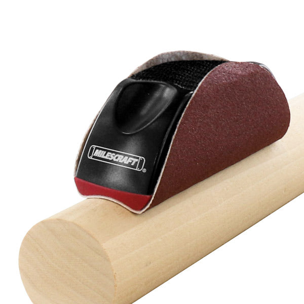 Milescraft SandPlane Interchangeable 5‑inch Hook‑and‑Loop Sanding Plane for DIY Projects