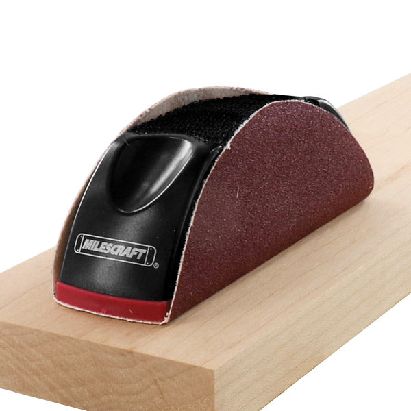 Milescraft SandPlane Interchangeable 5‑inch Hook‑and‑Loop Sanding Plane for DIY Projects