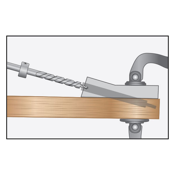 High Speed Steel Pocket Hole Bit with Stop Collar