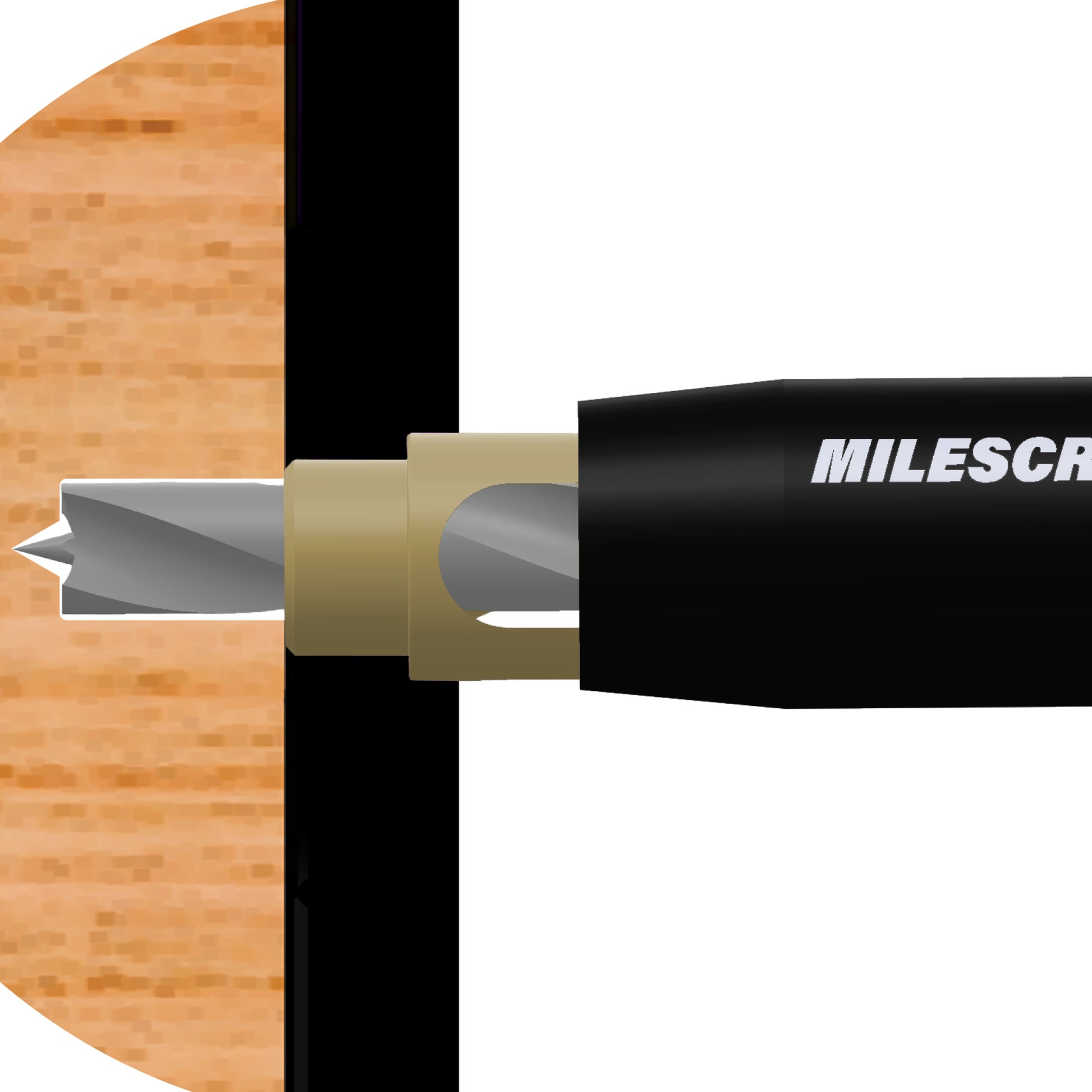 5mm Self-Centering ShelfPin Drill Bit for CabinetMate Precision Installation Tool