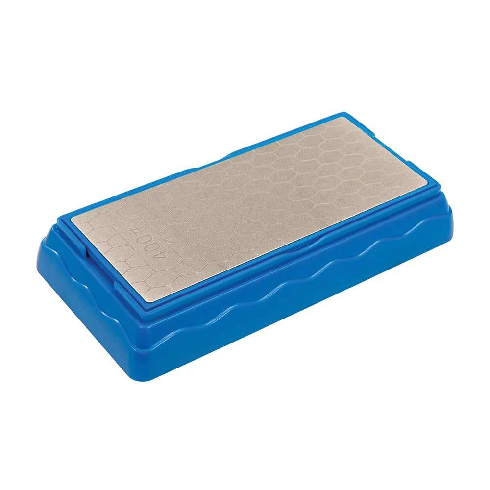 Silverline Double-Sided Diamond Bench Stone 400/1000 Grit for Sharpening Tools