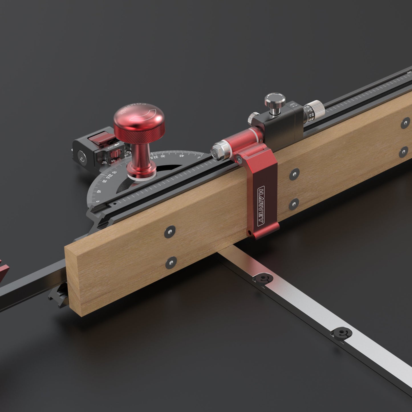 Harvey Compass MG-36Pro Miter Gauge – Precision Metric Mitre Tool