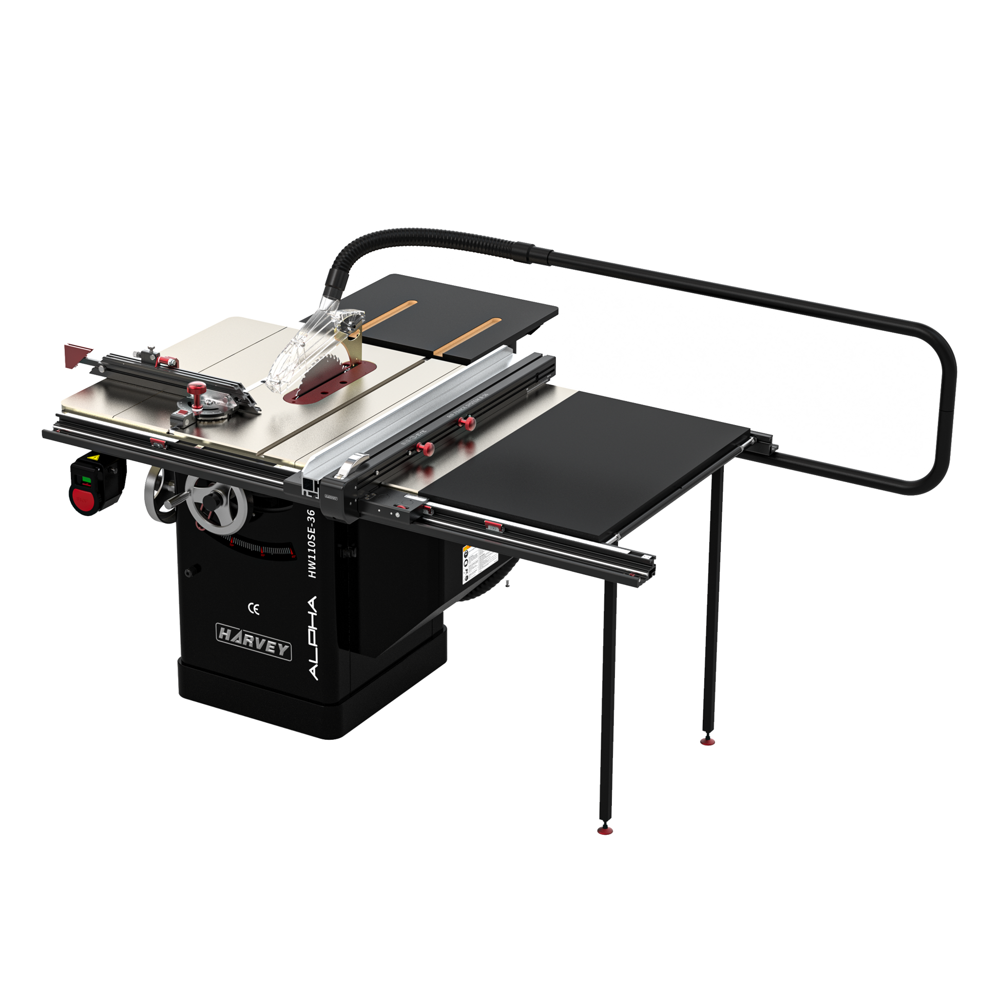 Harvey Alpha HW110SE 250mm Stain‑Less Cabinet Saw with Big Eye