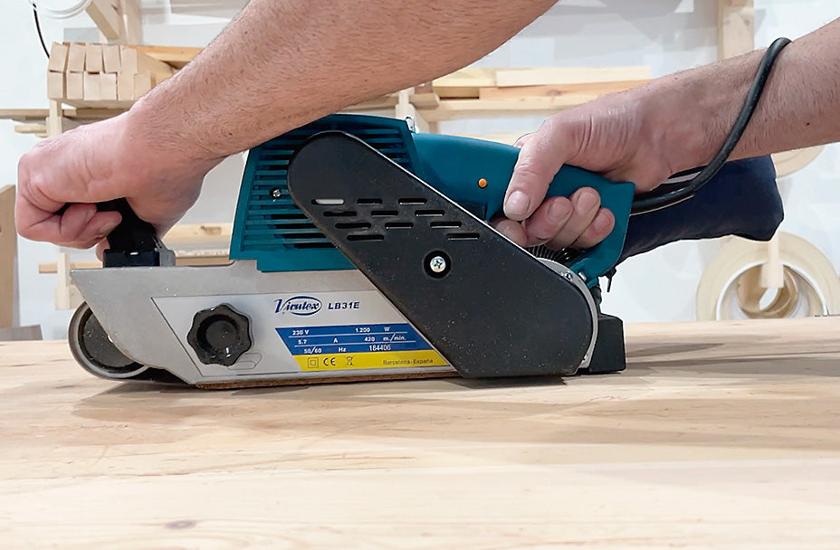 Virutex LB31EA Professional Band Sander with Integrated Dust Extraction System