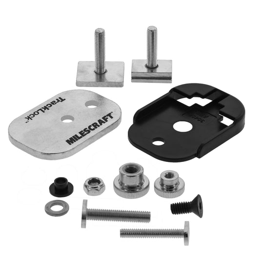 TrackLock™ Universal T-Track Clamp Adapter with Multi-Size T-Bolts
