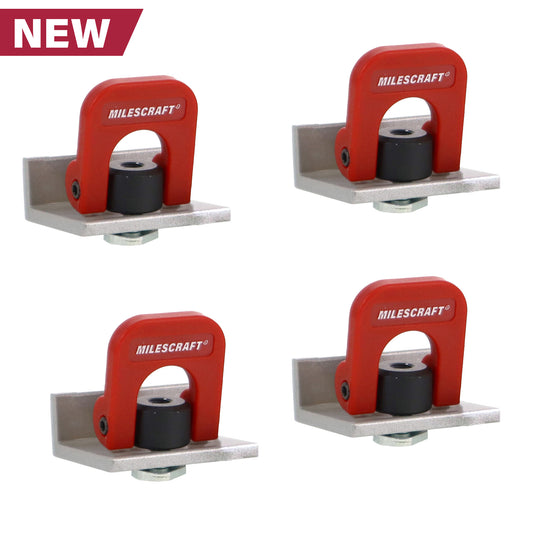CamStops™ Rotatable T-Track Stops for Versatile Bench Clamping