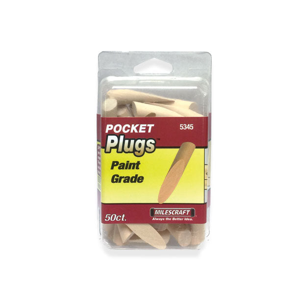 Paint Grade PocketPlugs 3/8" Wood Plug for Pocket Holes