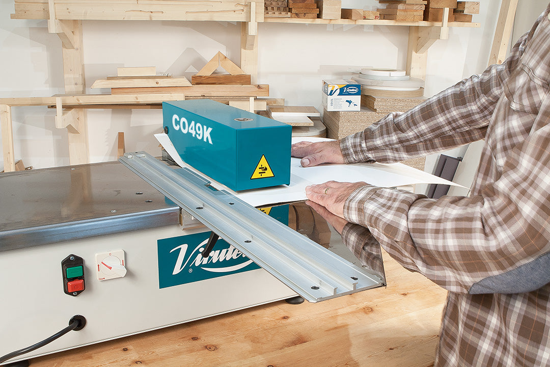 CO49K Motorized Strip Cutter for Laminates, Plastics, Thin Panels