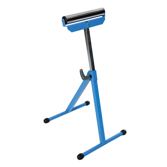 Silverline Heavy-Duty Adjustable Roller Stand for Woodworking Support, 60kg Capacity