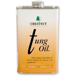Chestnut Pure Tung Oil: Natural, Heat & Moisture Resistant Wood Finish