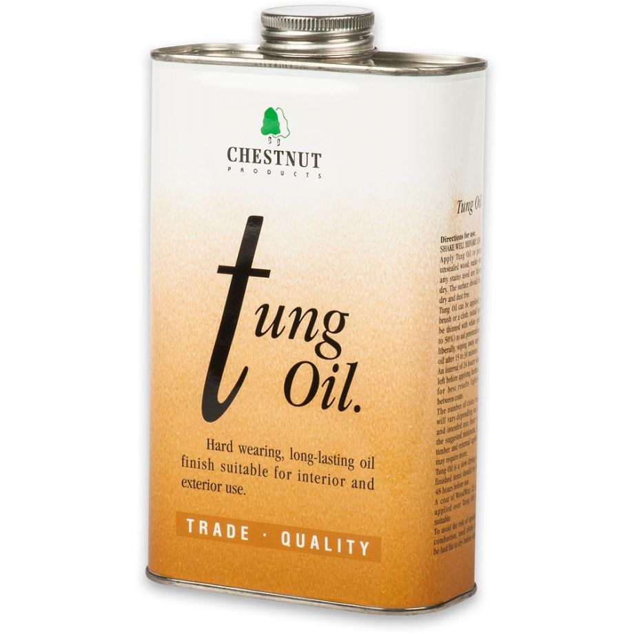 Chestnut Pure Tung Oil: Natural, Heat & Moisture Resistant Wood Finish