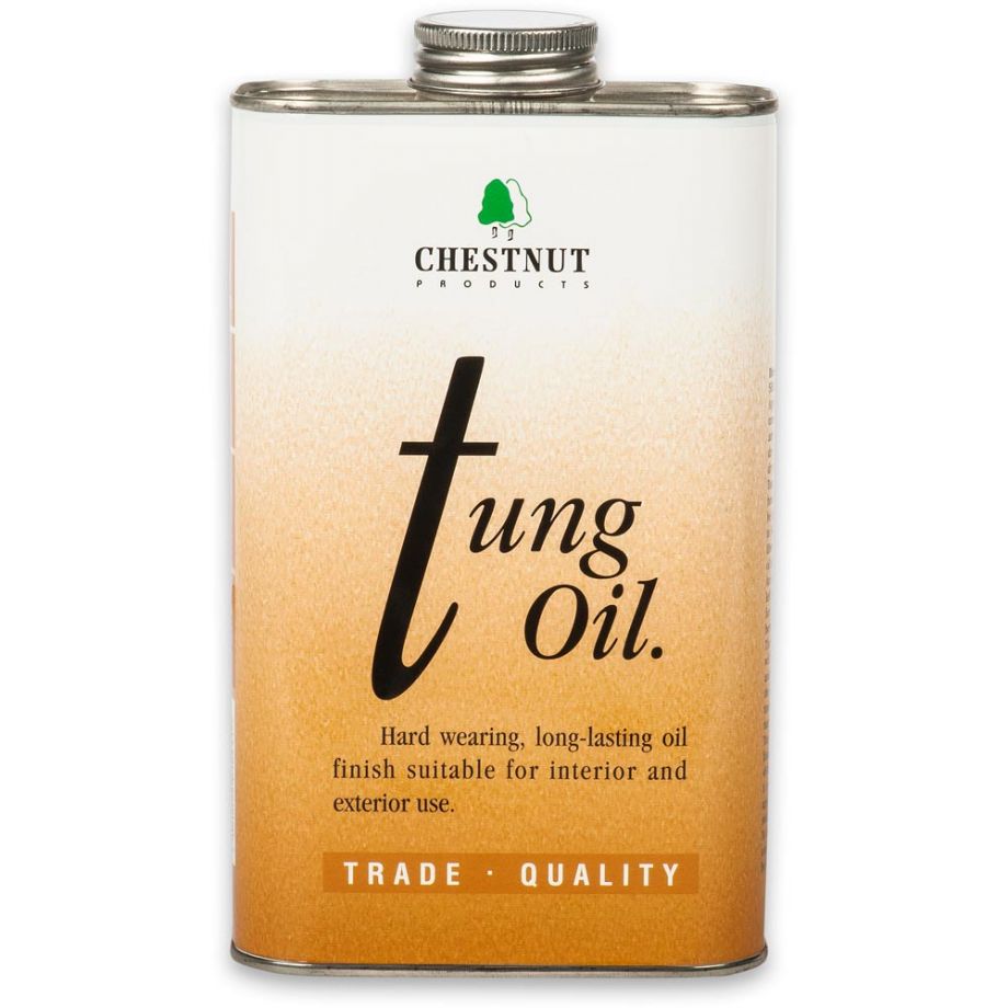 Chestnut Pure Tung Oil: Natural, Heat & Moisture Resistant Wood Finish
