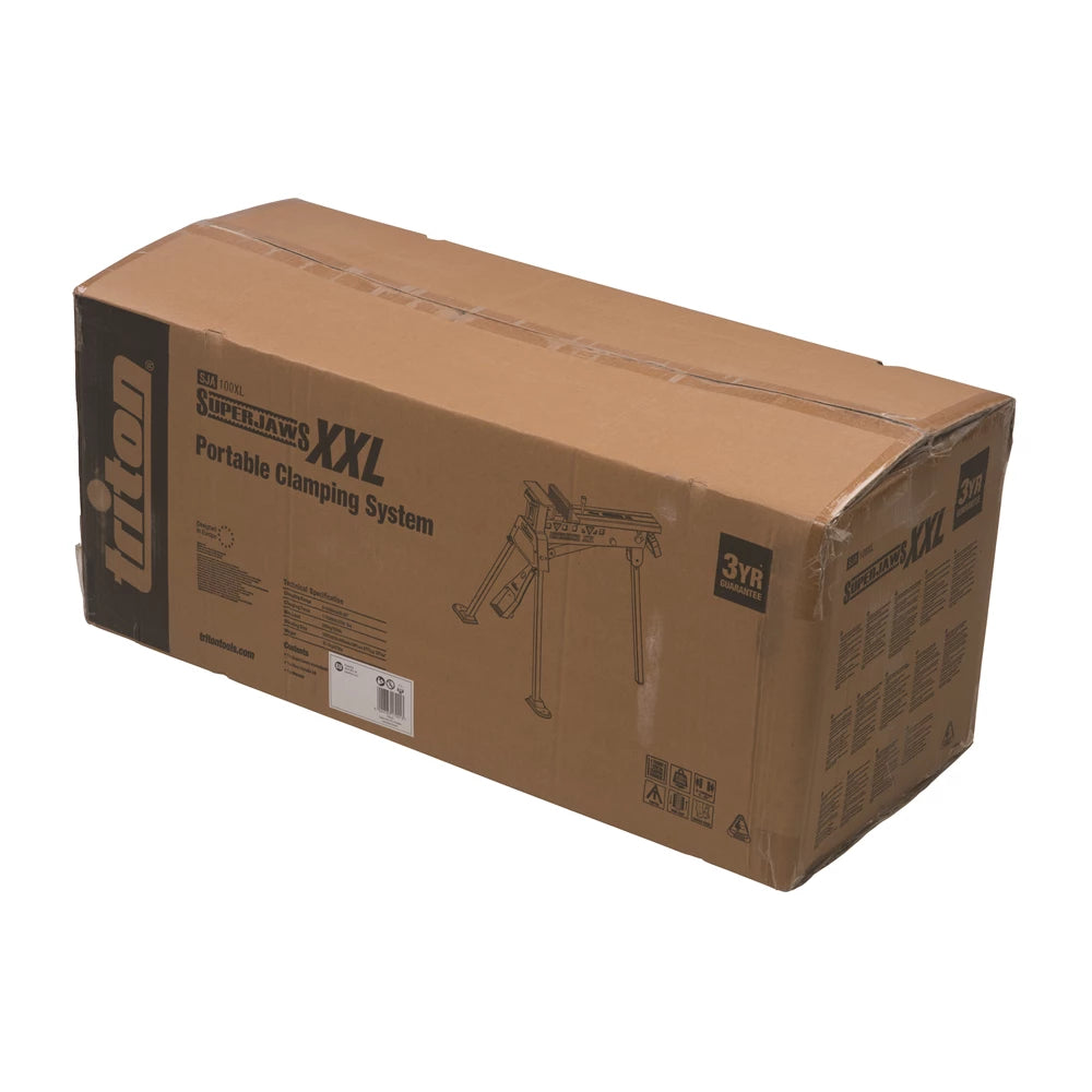 Triton SuperJaws XL Portable Clamping System - 1000kg Force, Feet Operated