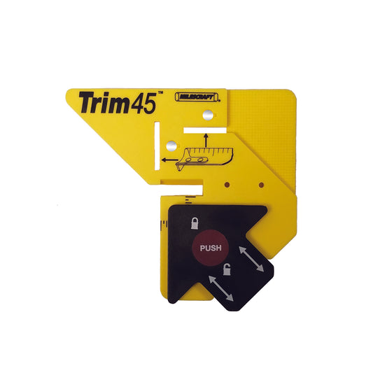 Milescraft Trim45 45° Angle Trim Tool with Magnetic Slots