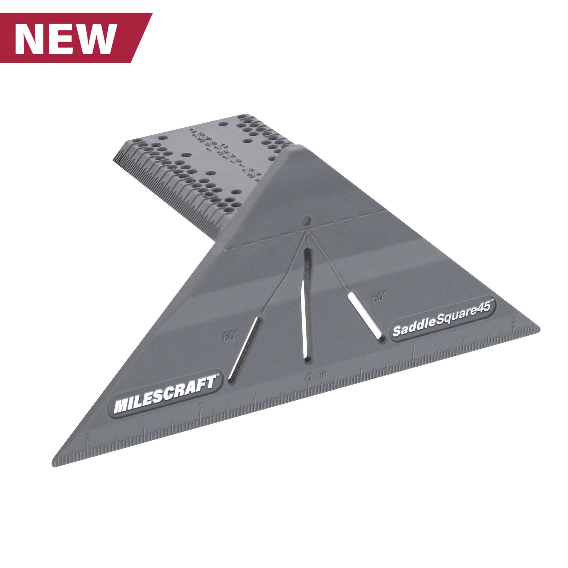 Compact 45° Miter Saddle with Dual 1/32” Rulers