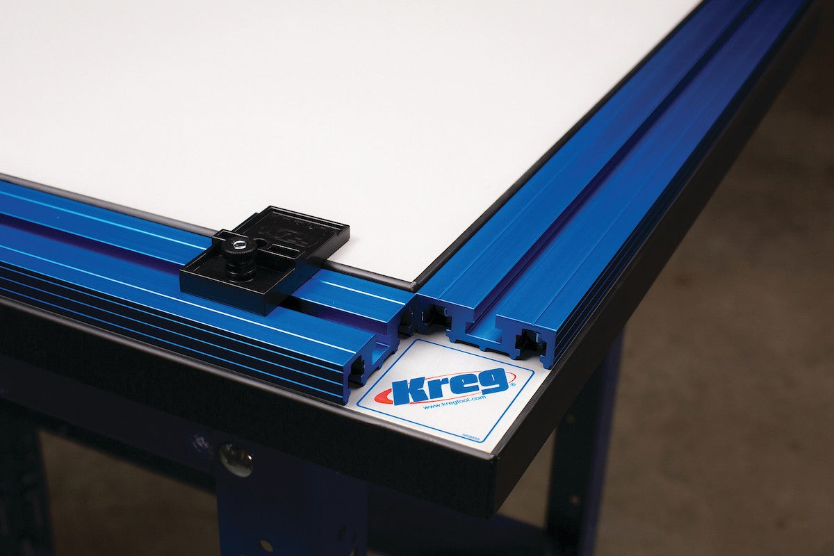 Kreg Clamp Trak 1020 Anodized Aluminum T-Slot Rail for Workbench Clamping