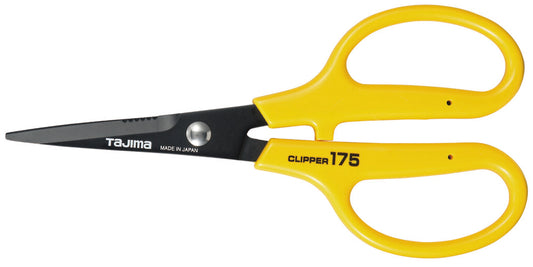 Tajima Clipper 175mm Fluoro-Coated Serrated Blade Garden Pruning Scissor Tool
