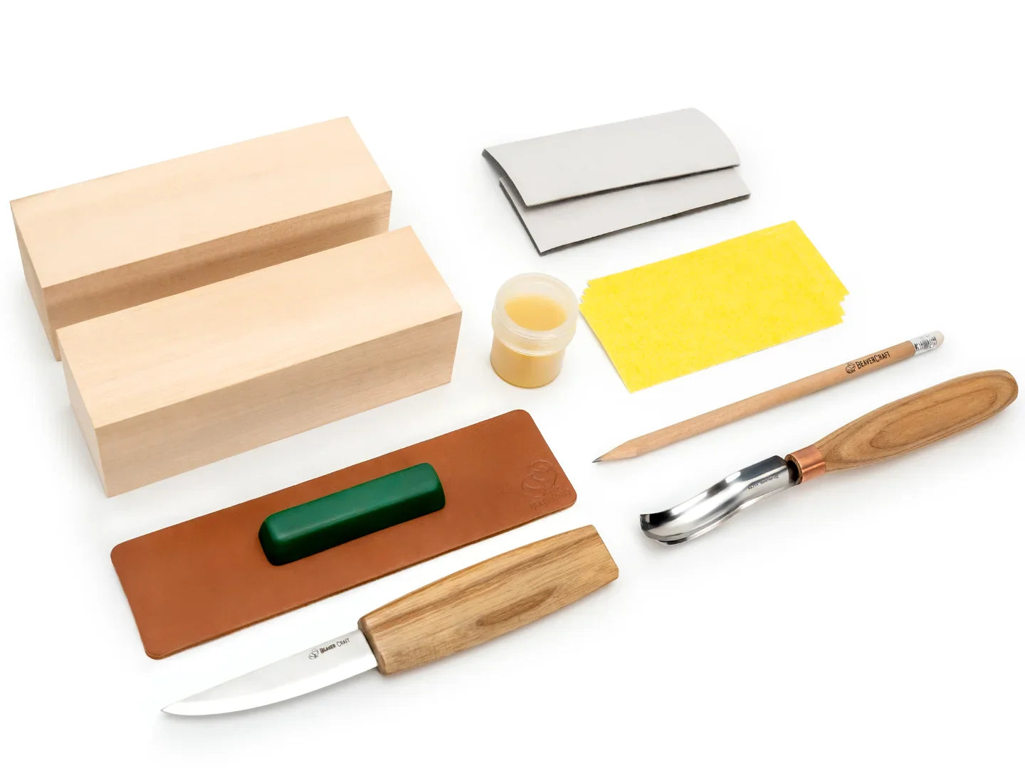 DIY10 Wooden Clogs Carving Kit – Complete Basswood Whittling Set