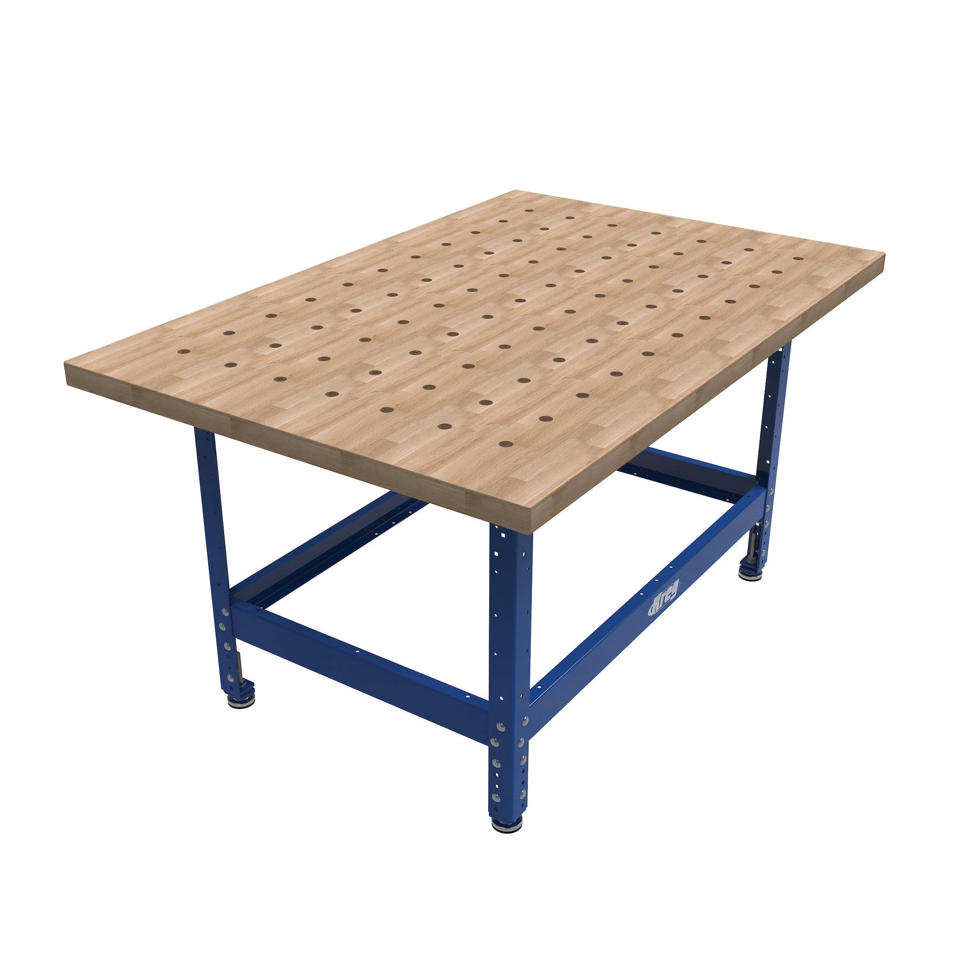 Kreg Hardwood Butcher Block Workbench Top with Dog Holes - 813mm x 1219mm