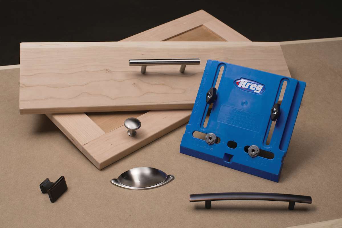 Kreg Precision Cabinet Hardware Jig for Drawer Pulls Knobs, Adjustable Drilling Template