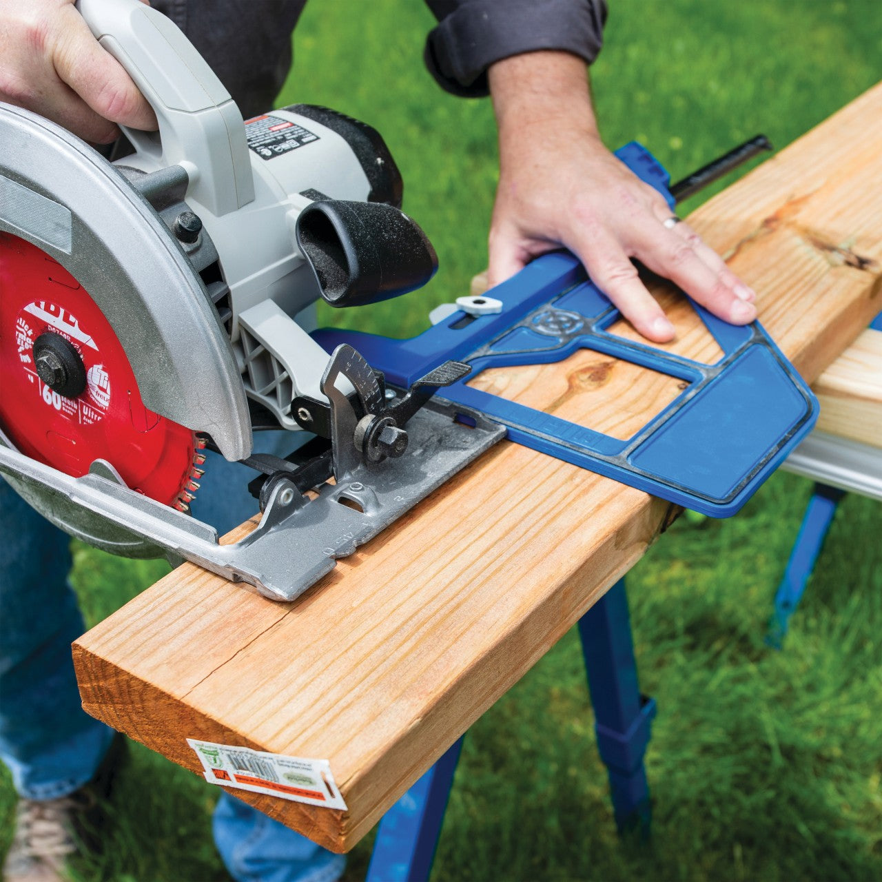 Kreg Portable Crosscut Circular Saw Guide for Precise Miter Cuts Woodworking