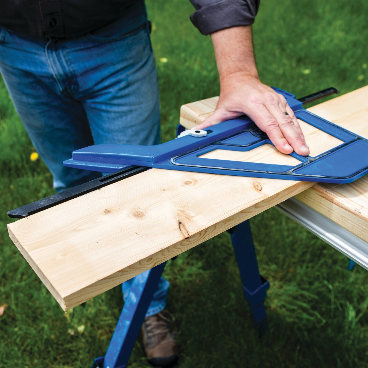 Kreg Portable Crosscut Circular Saw Guide for Precise Miter Cuts Woodworking