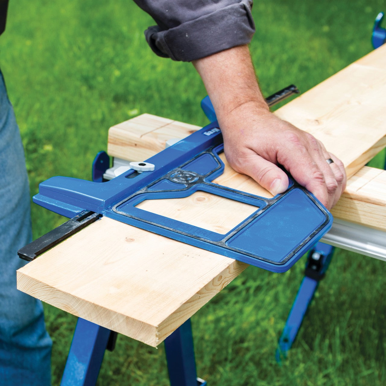 Kreg Portable Crosscut Circular Saw Guide for Precise Miter Cuts Woodworking