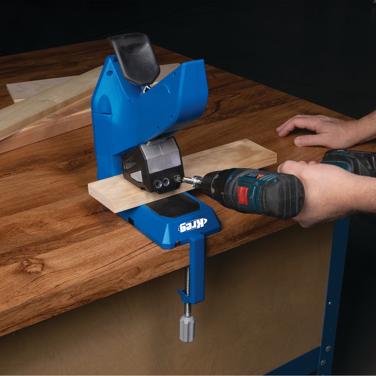 Kreg Pocket-Hole Jig 720: Efficient Automaxx™ Clamping, Steel-Reinforced, Dust Collection Woodworking Tool