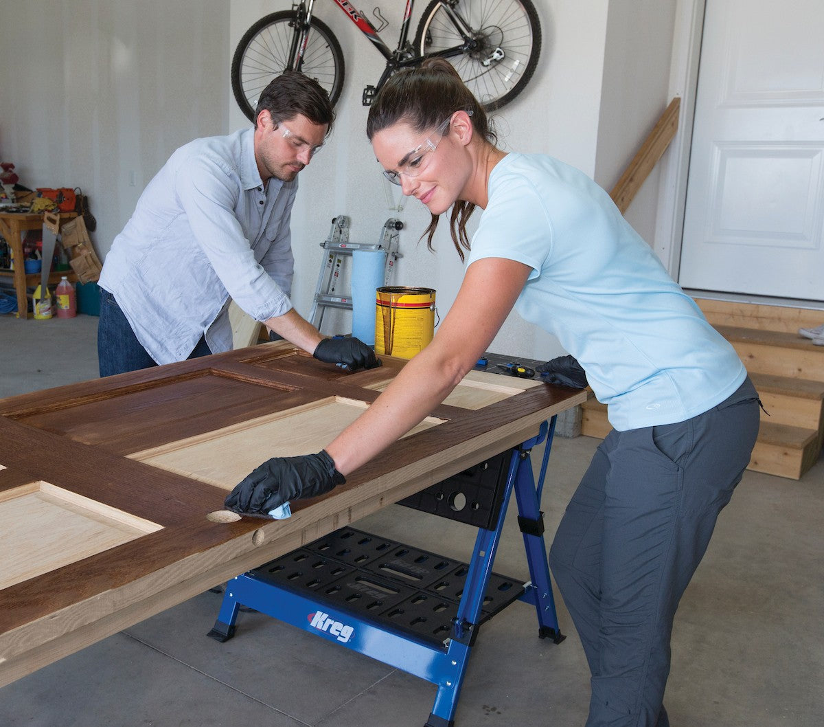 Kreg Mobile Project Center: Portable Workbench, Sawhorse, Clamping Station with Storage