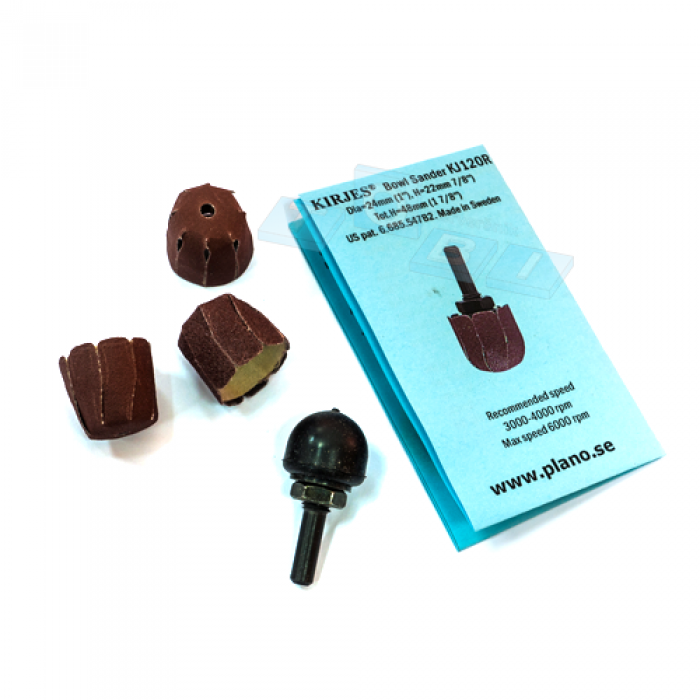 Kirjes Inflatable Rubber Bowl Sanding Bulb, 20mm Diameter, Woodworking Tool