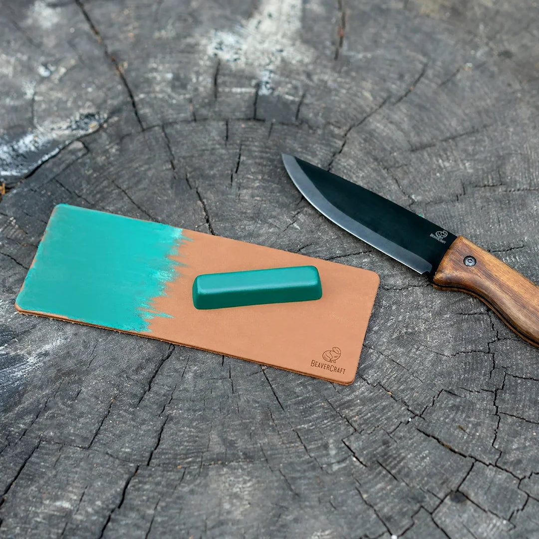 BeaverCraft LS2P1 Double‑Sided Leather Strop