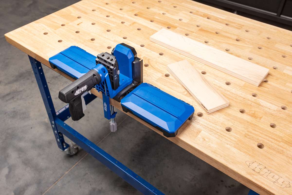 Kreg Pocket-Hole Jig 520PRO: Versatile Wood Joining Tool, Adjustable Drilling System