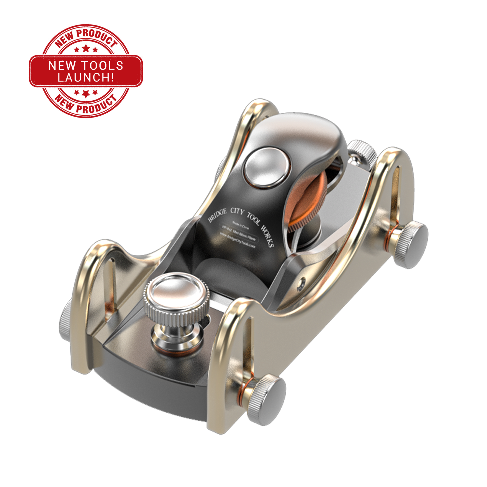 HP-8v2 Mini Block Plane – Precision One‑Handed Woodworking Tool