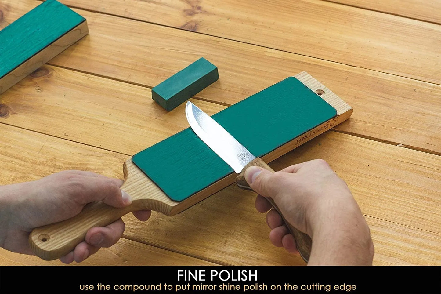 BeaverCraft P2 M7 Green-Gray Polishing Compound for Hard Metals